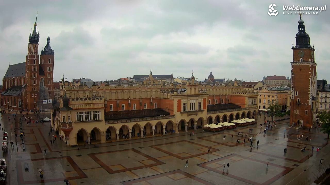 Kraków - widok na Rynek Główny - 30 maj 2026, 12:48