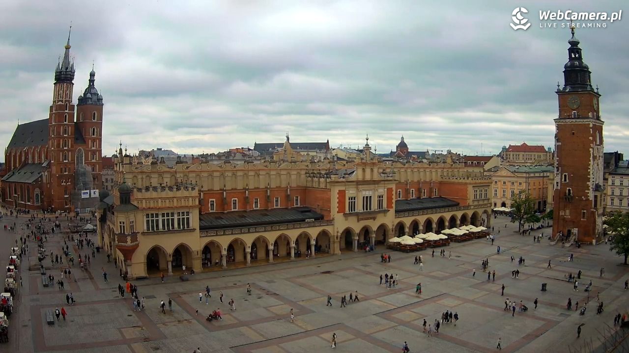 Kraków - widok na Rynek Główny - 30 maj 2026, 14:30