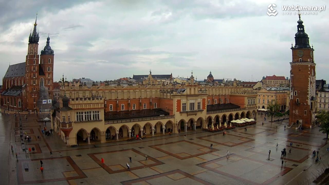 Kraków - widok na Rynek Główny - 30 maj 2026, 10:18