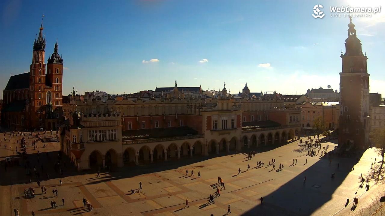 Kraków - widok na Rynek Główny - 04 listopad 2025, 12:22