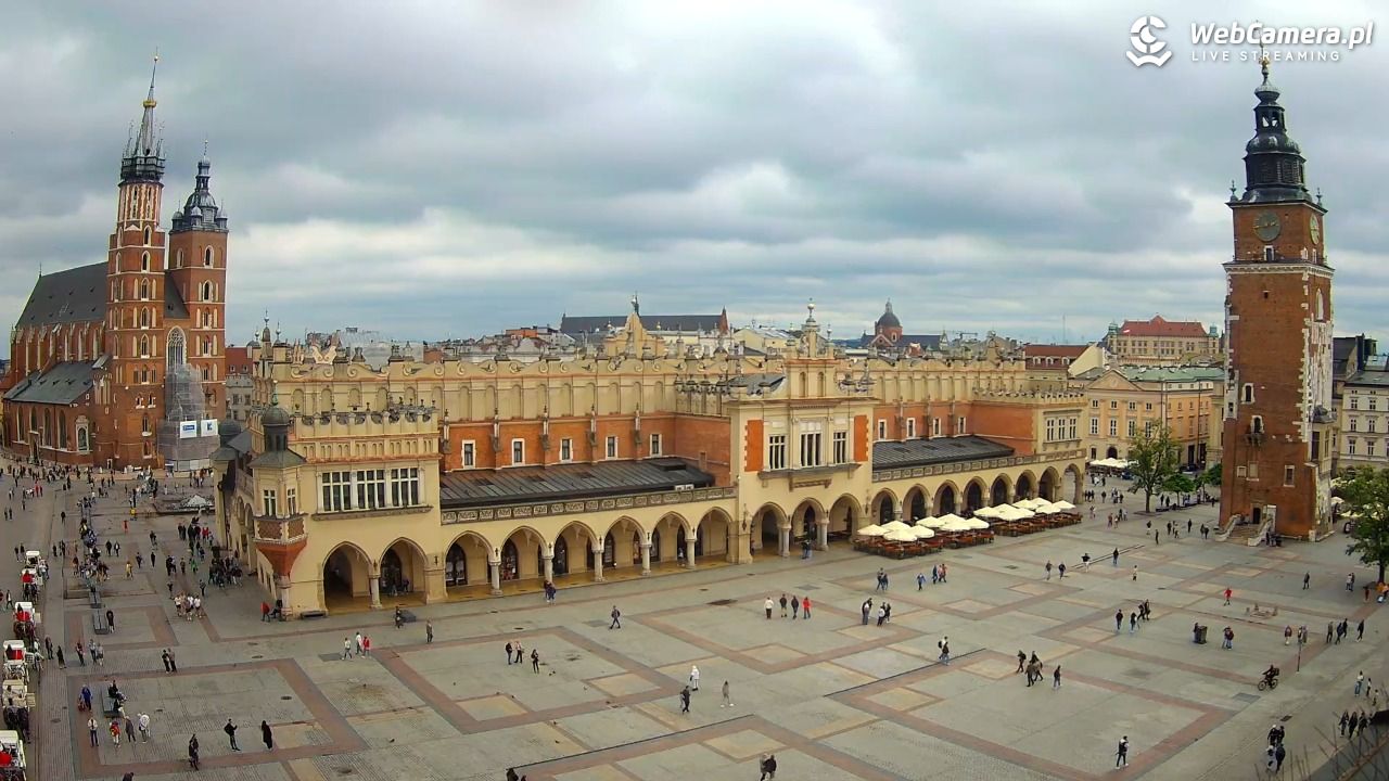 Kraków - widok na Rynek Główny - 30 maj 2026, 14:47