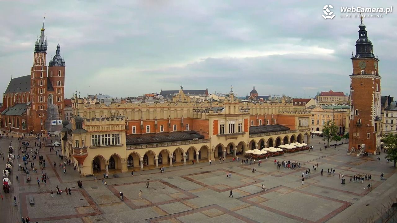 Kraków - widok na Rynek Główny - 30 maj 2026, 11:07