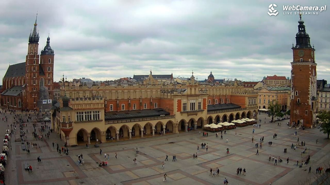 Kraków - widok na Rynek Główny - 30 maj 2026, 14:30