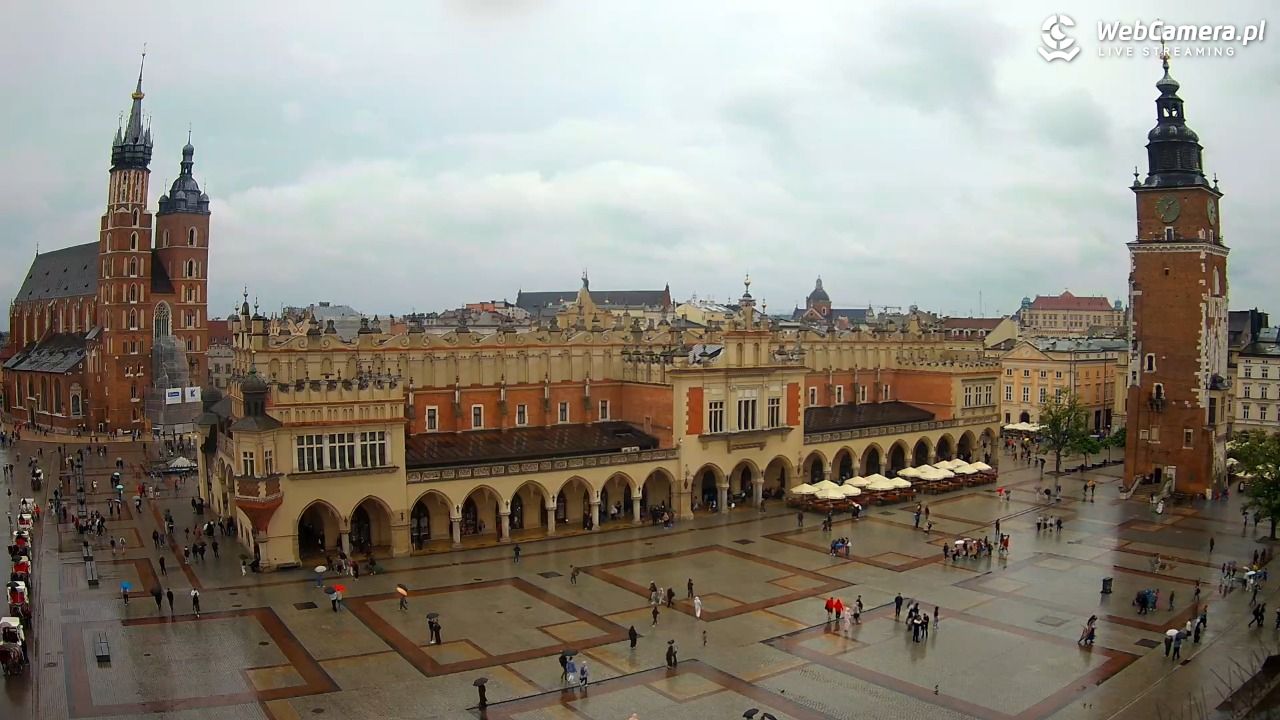 Kraków - widok na Rynek Główny - 30 maj 2026, 13:39