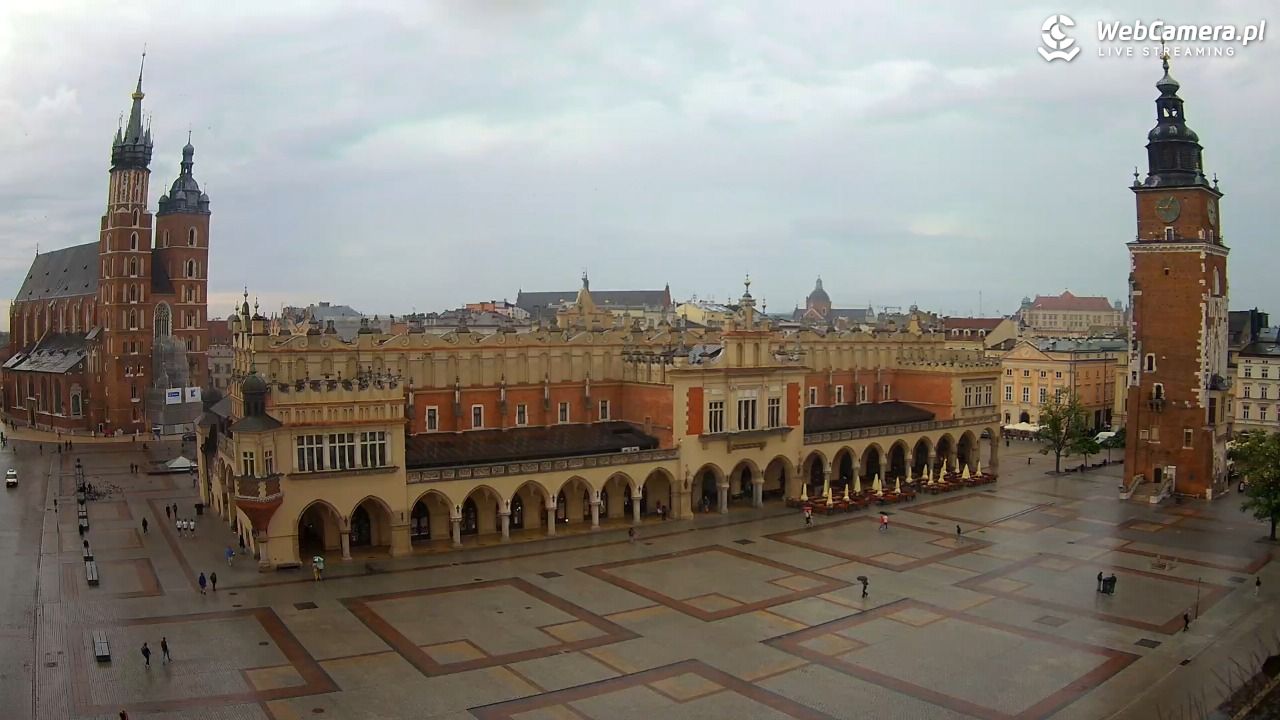 Kraków - widok na Rynek Główny - 30 maj 2026, 09:09