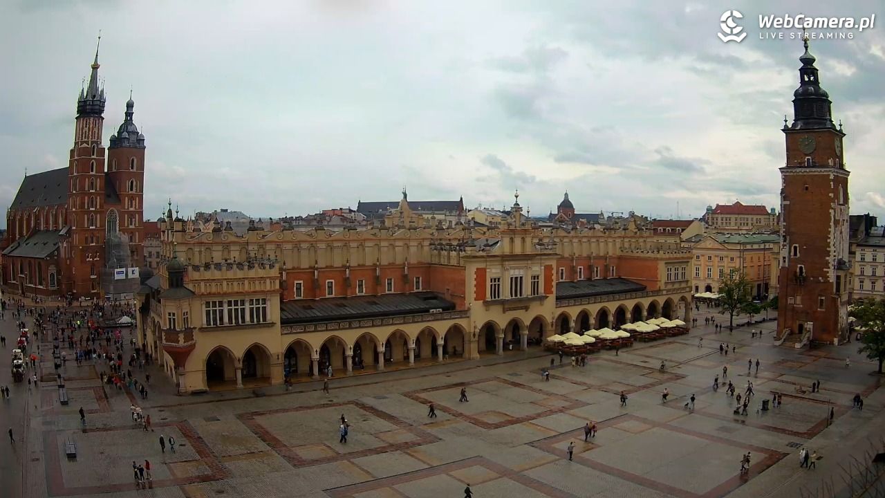 Kraków - widok na Rynek Główny - 30 maj 2026, 14:02