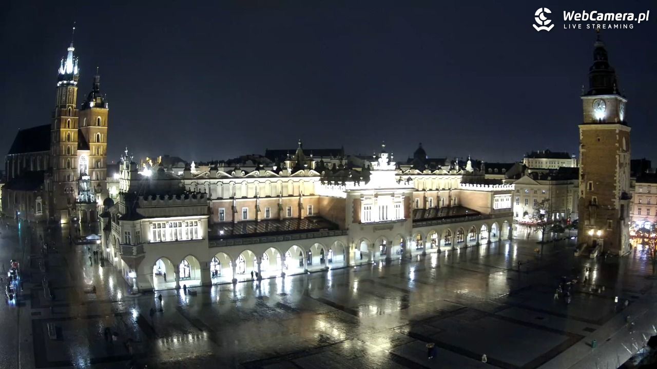 Kraków - widok na Rynek Główny - 03 listopad 2025, 17:06
