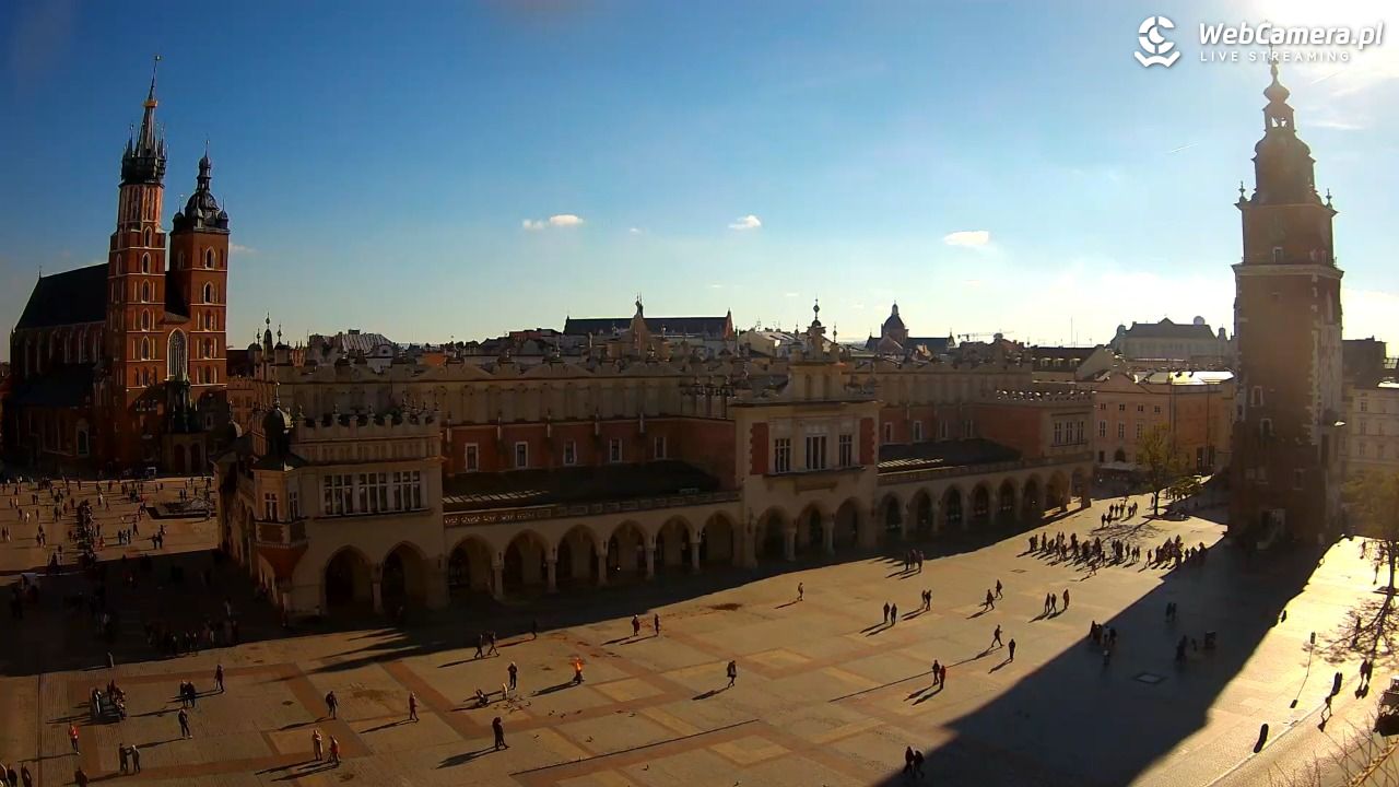 Kraków - widok na Rynek Główny - 04 listopad 2025, 12:22