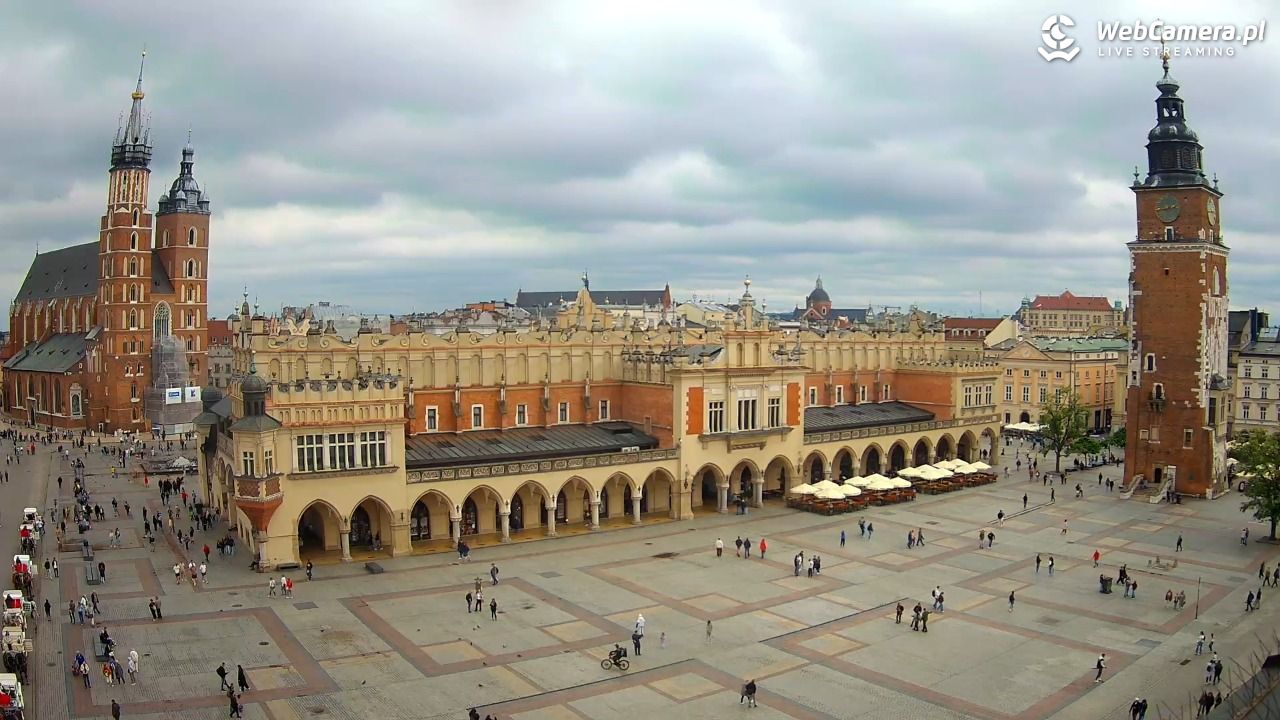 Kraków - widok na Rynek Główny - 30 maj 2026, 14:47