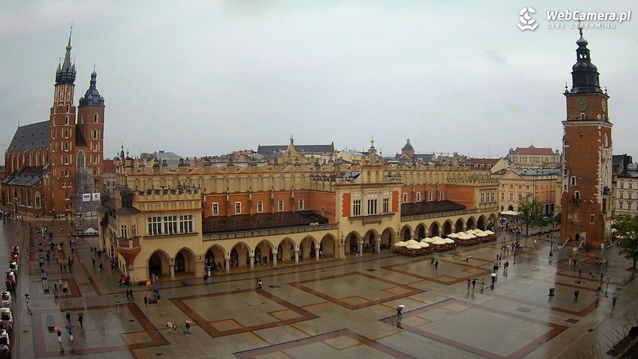 Kraków - widok na Rynek Główny - 30 maj 2026, 13:15