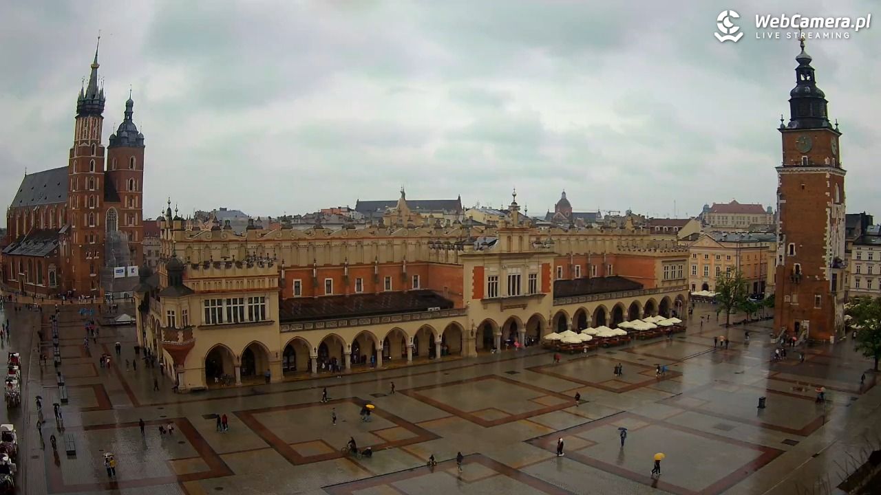 Kraków - widok na Rynek Główny - 30 maj 2026, 12:50