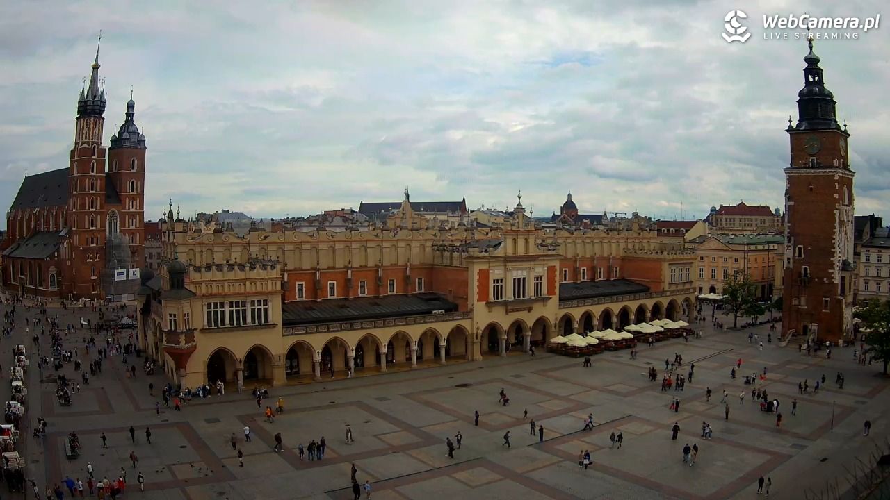 Kraków - widok na Rynek Główny - 30 maj 2026, 15:44