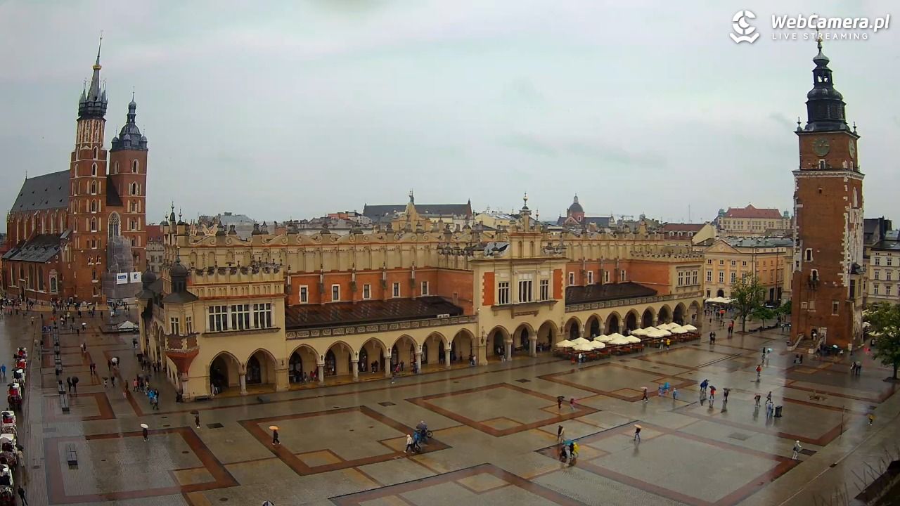 Kraków - widok na Rynek Główny - 30 maj 2026, 13:18