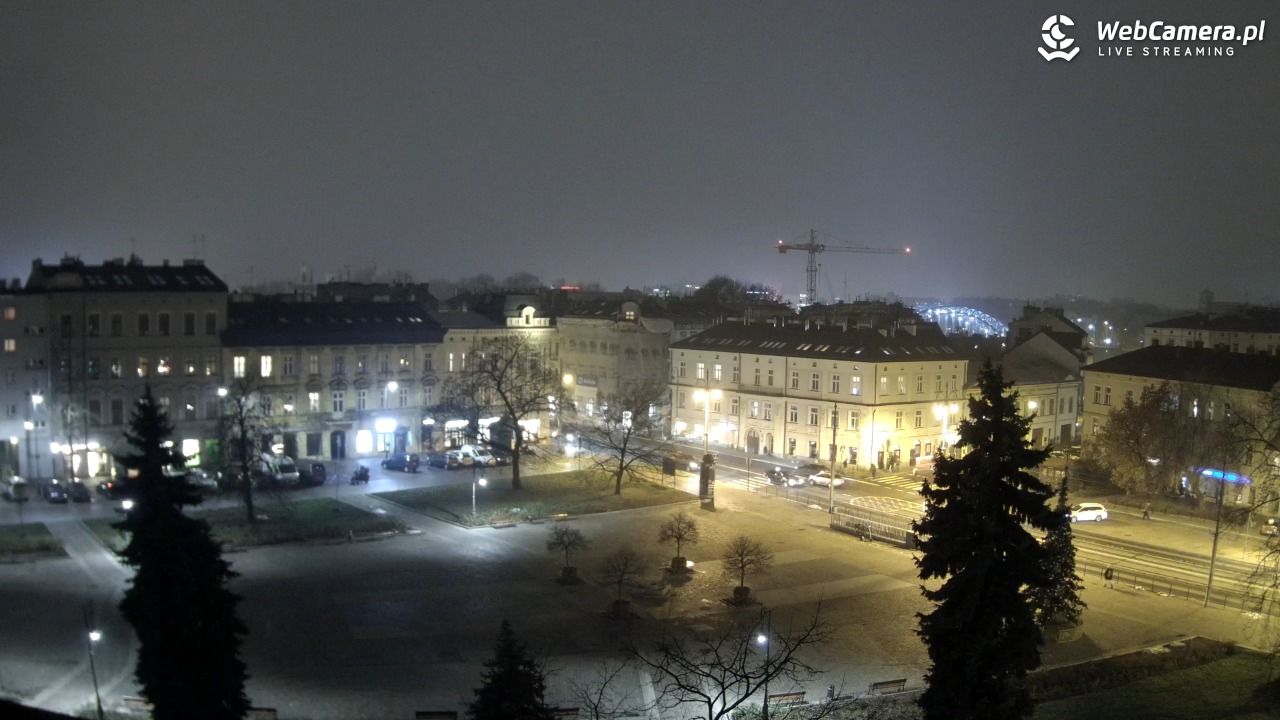 Kraków - widok na rynek Podgórski - 01 grudzień 2025, 17:58