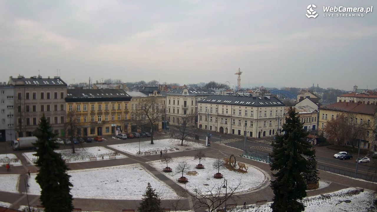 Kraków - widok na rynek Podgórski - 28 styczeń 2026, 12:43