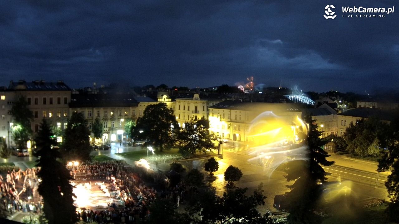 Kraków - widok na rynek Podgórski - 13 czerwiec 2026, 21:37