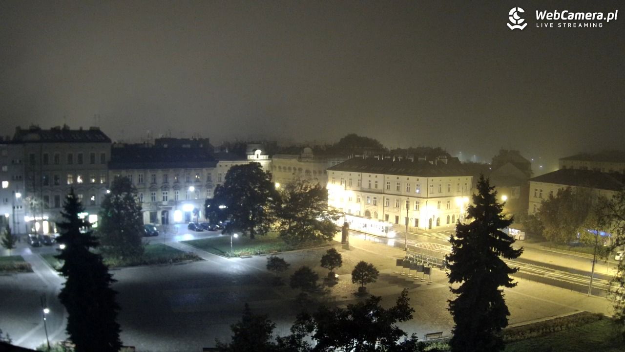 Kraków - widok na rynek Podgórski - 16 październik 2025, 06:02