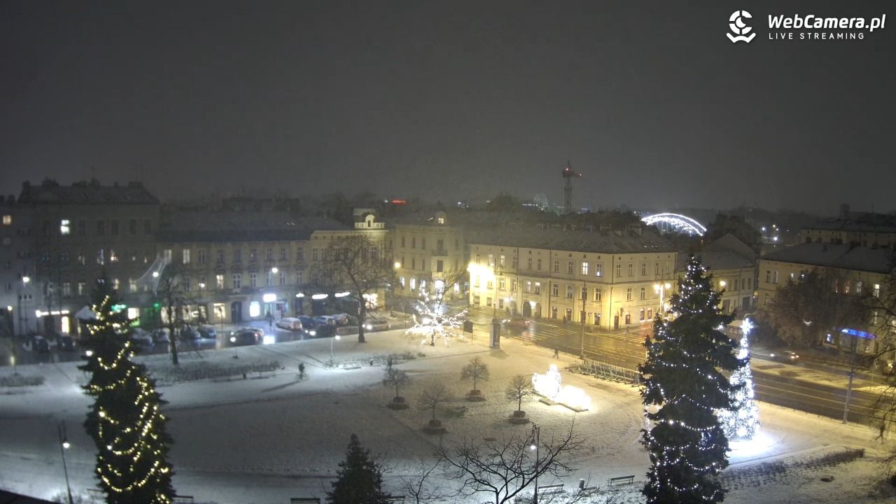 Kraków - widok na rynek Podgórski - 29 styczeń 2026, 20:23