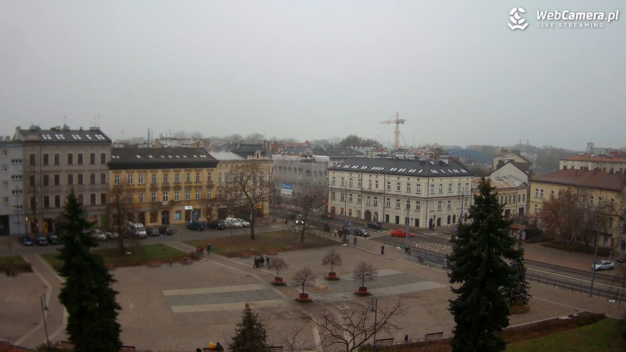 Kraków - widok na rynek Podgórski - 02 grudzień 2025, 14:48