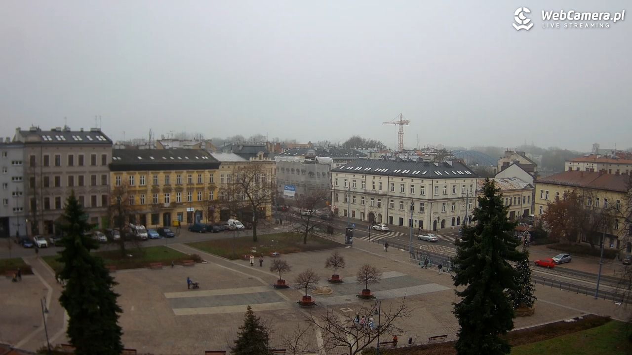 Kraków - widok na rynek Podgórski - 03 grudzień 2025, 13:21