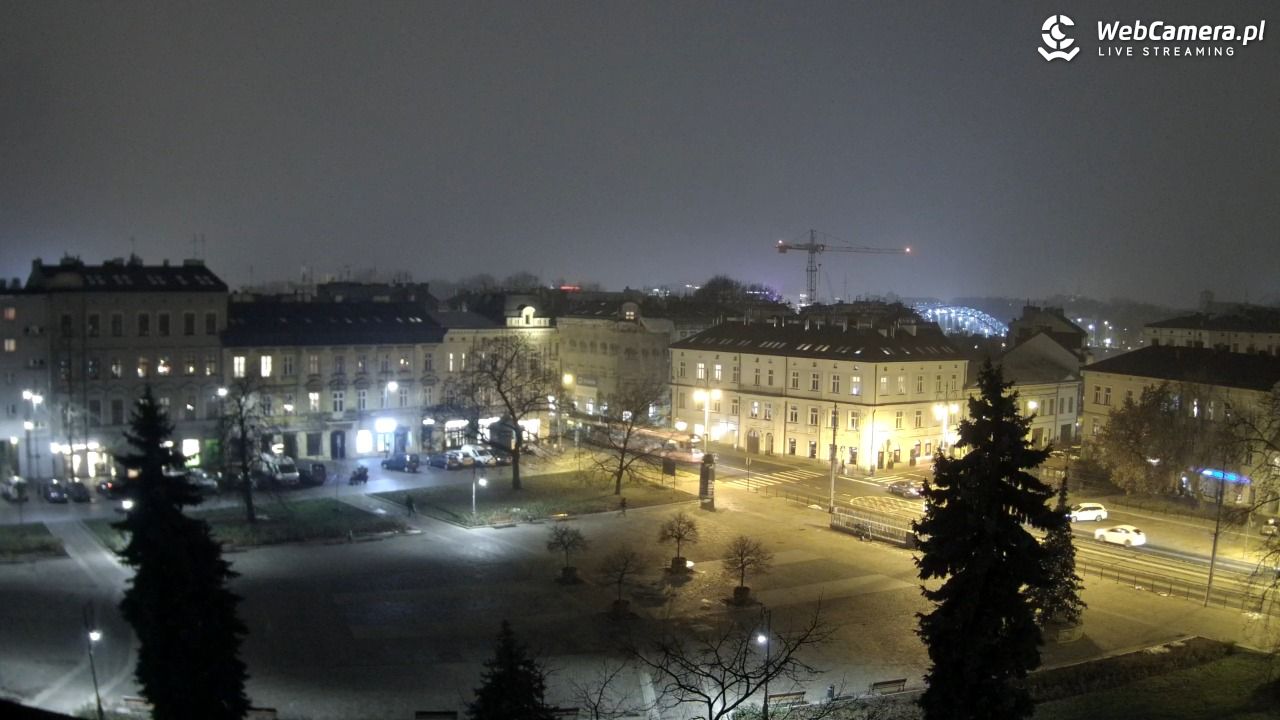Kraków - widok na rynek Podgórski - 01 grudzień 2025, 17:58
