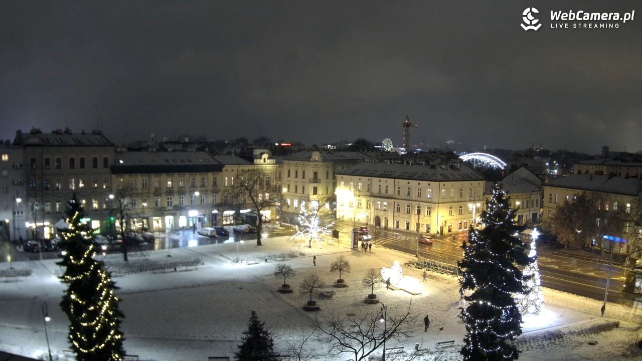 Kraków - widok na rynek Podgórski - 29 styczeń 2026, 18:50