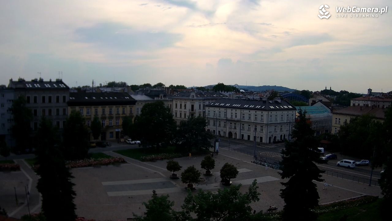 Kraków - widok na rynek Podgórski - 29 czerwiec 2026, 18:07