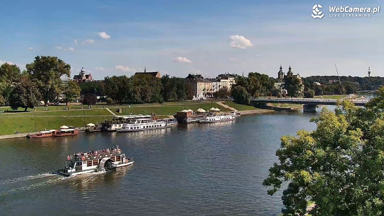 KRAKÓW - widok na Zamek Królewski na Wawelu NOWOŚĆ - 10 wresień 2025, 14:00