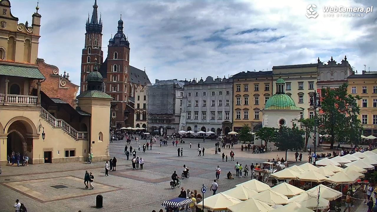 Kraków - widok na Rynek Główny - 31 maj 2026, 11:46