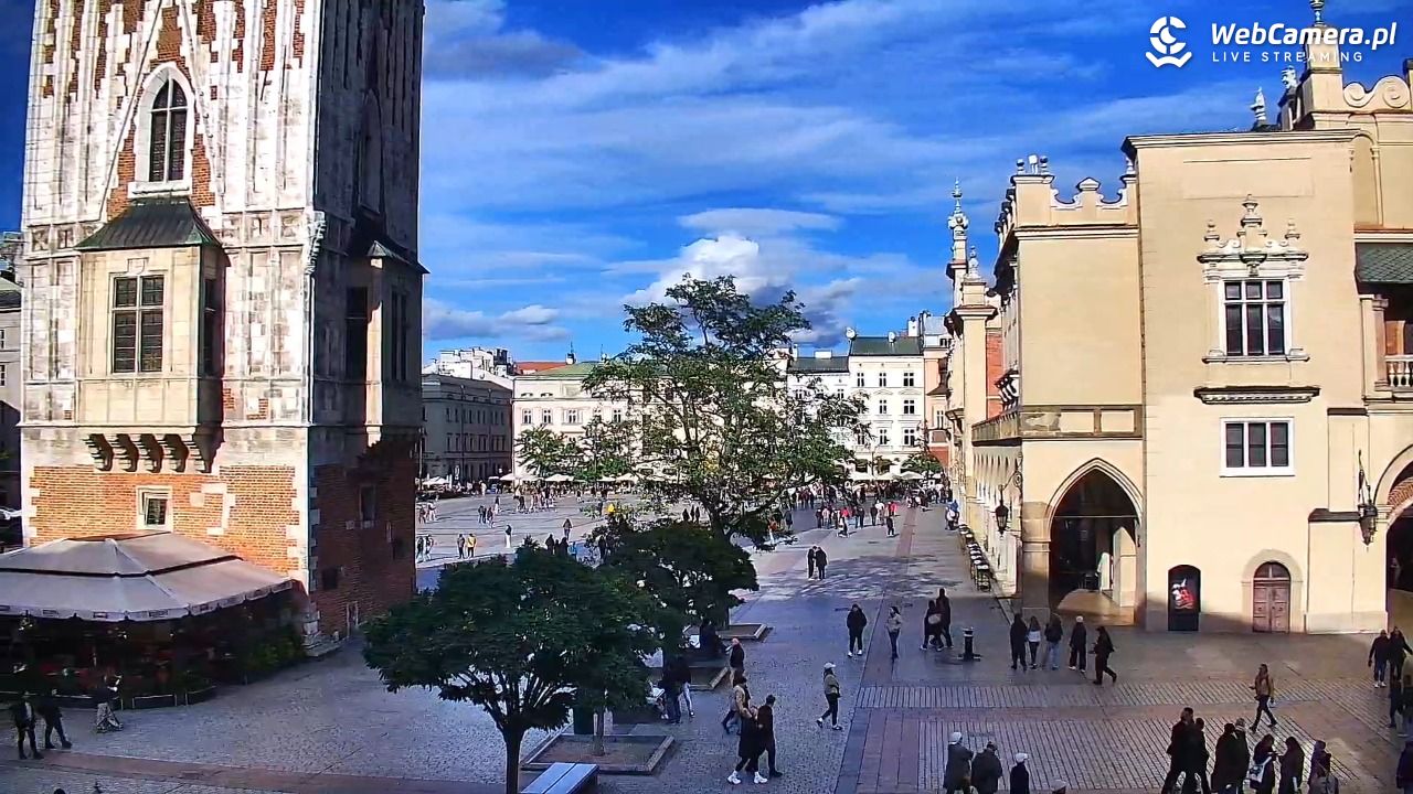 Kraków - widok na Rynek Główny - 25 październik 2025, 14:48