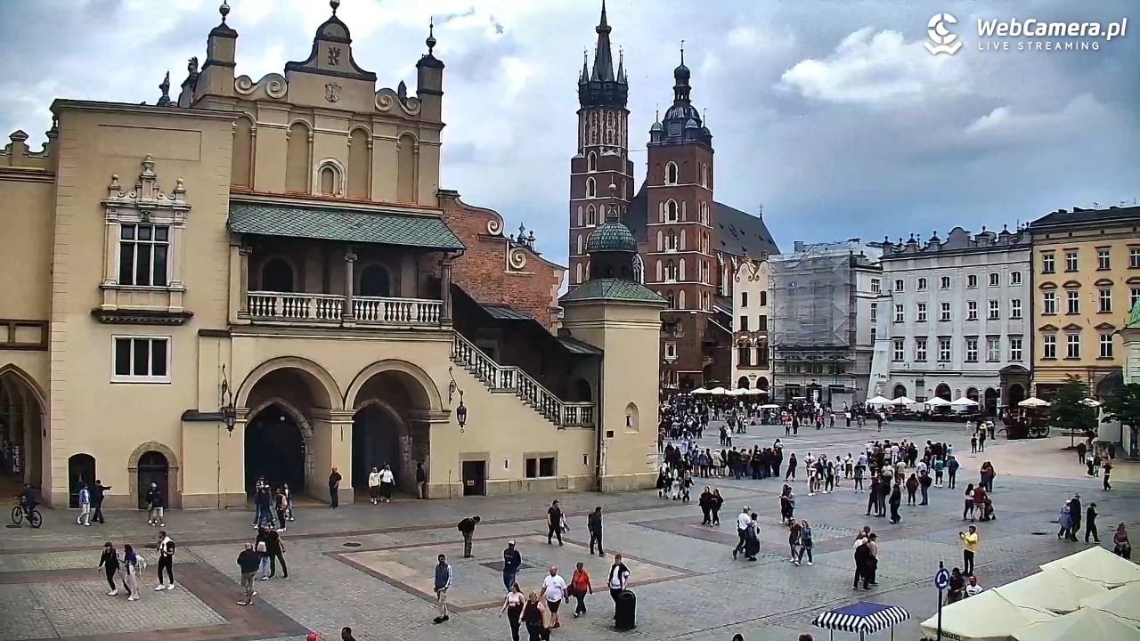 Kraków - widok na Rynek Główny - 31 maj 2026, 12:10