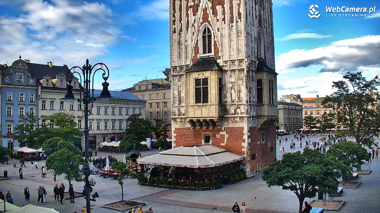 Kraków - widok na Rynek Główny - 25 październik 2025, 15:20