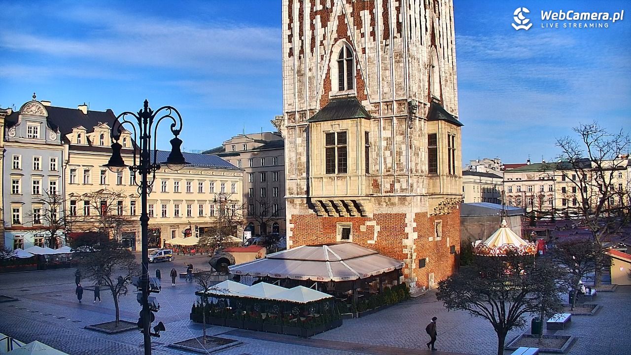 Kraków - widok na Rynek Główny - 18 grudzień 2025, 10:33