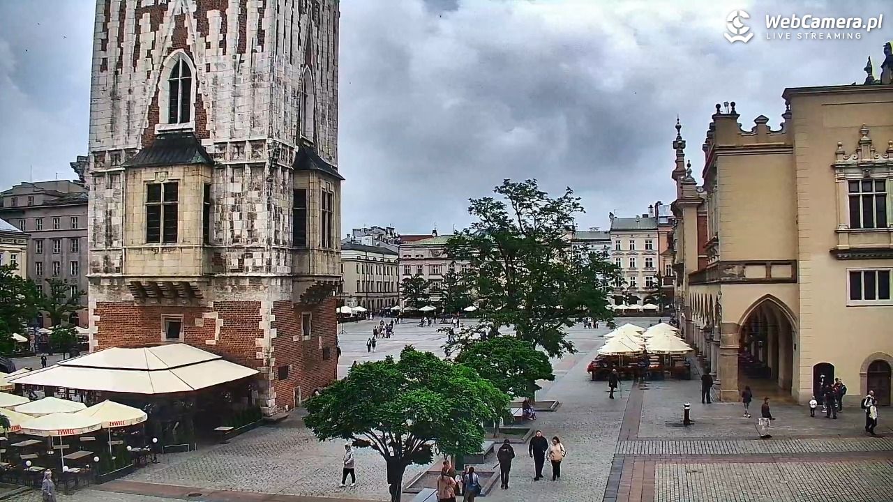 Kraków - widok na Rynek Główny - 04 czerwiec 2026, 10:53