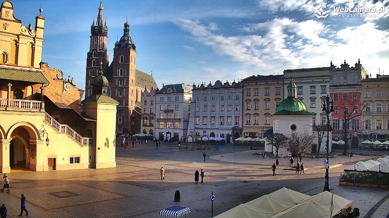 Kraków - widok na Rynek Główny - 18 grudzień 2025, 10:14