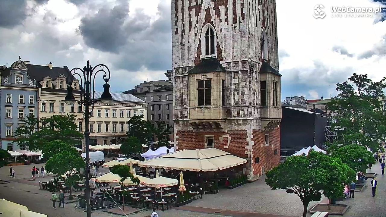 Kraków - widok na Rynek Główny - 12 czerwiec 2026, 11:13