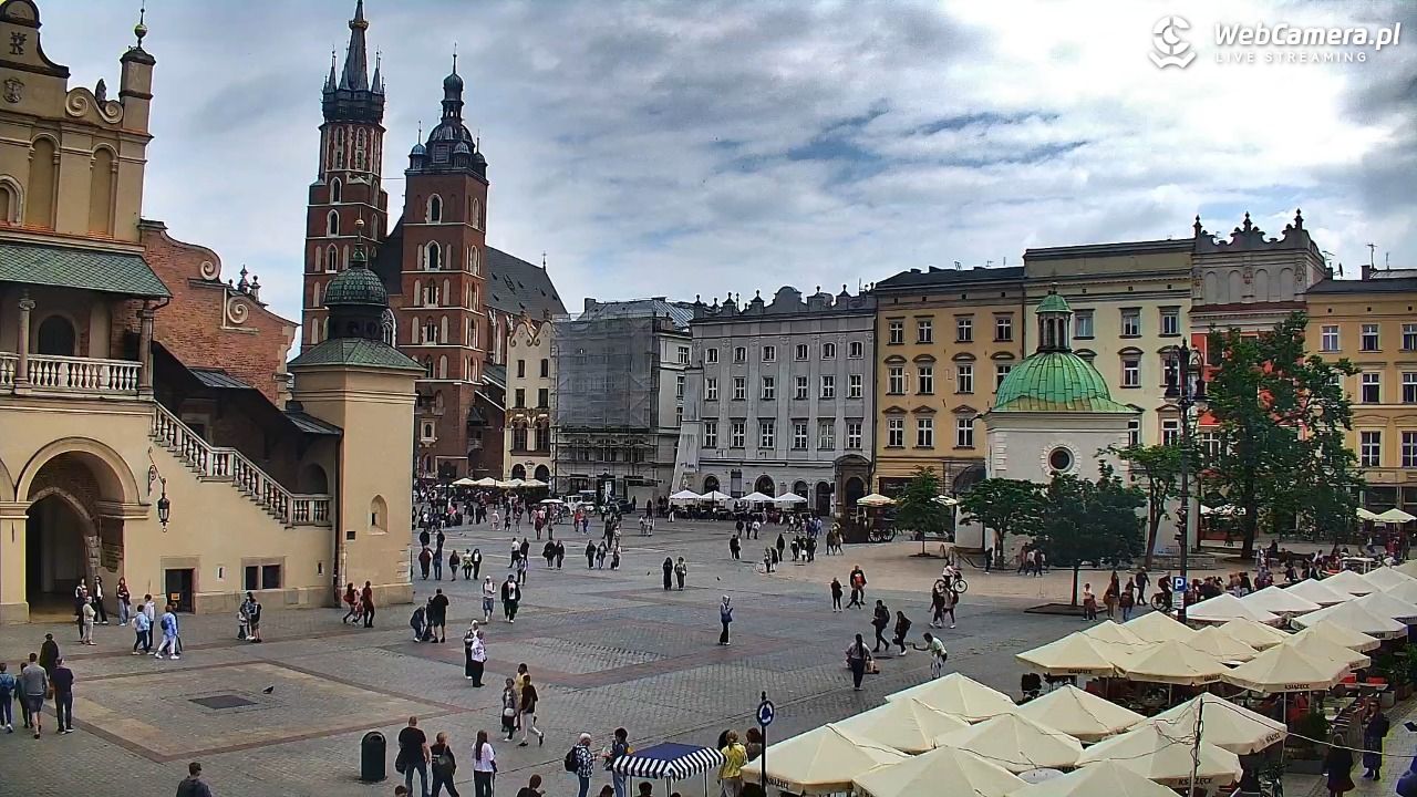 Kraków - widok na Rynek Główny - 31 maj 2026, 11:46