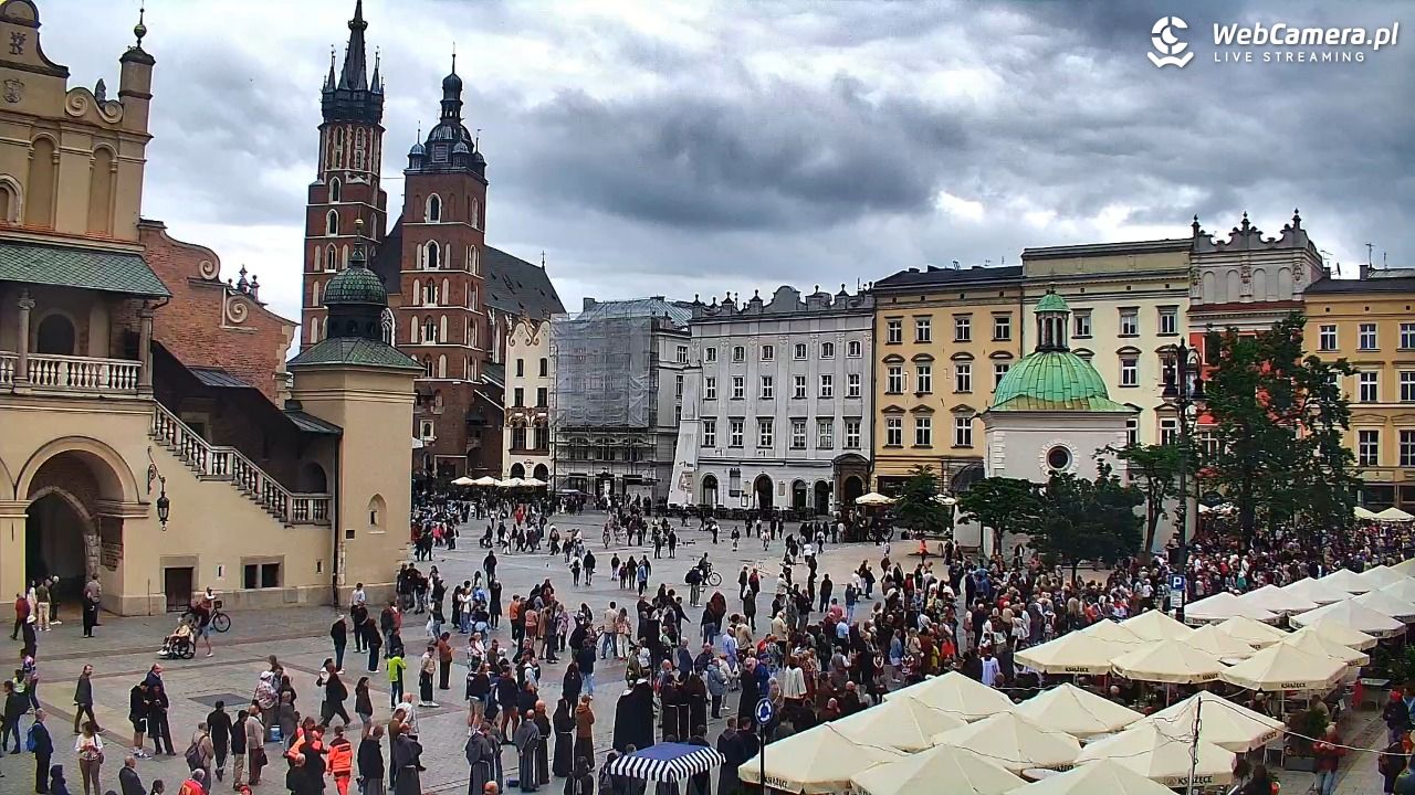Kraków - widok na Rynek Główny - 04 czerwiec 2026, 11:38
