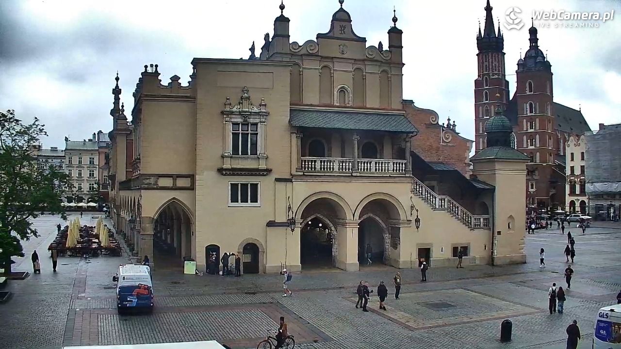 Kraków - widok na Rynek Główny - 01 czerwiec 2026, 09:32
