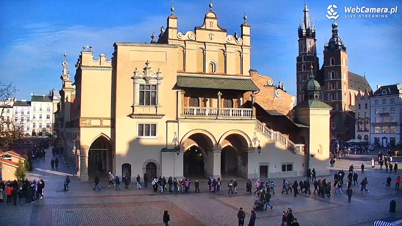 Kraków - widok na Rynek Główny - 18 grudzień 2025, 11:41