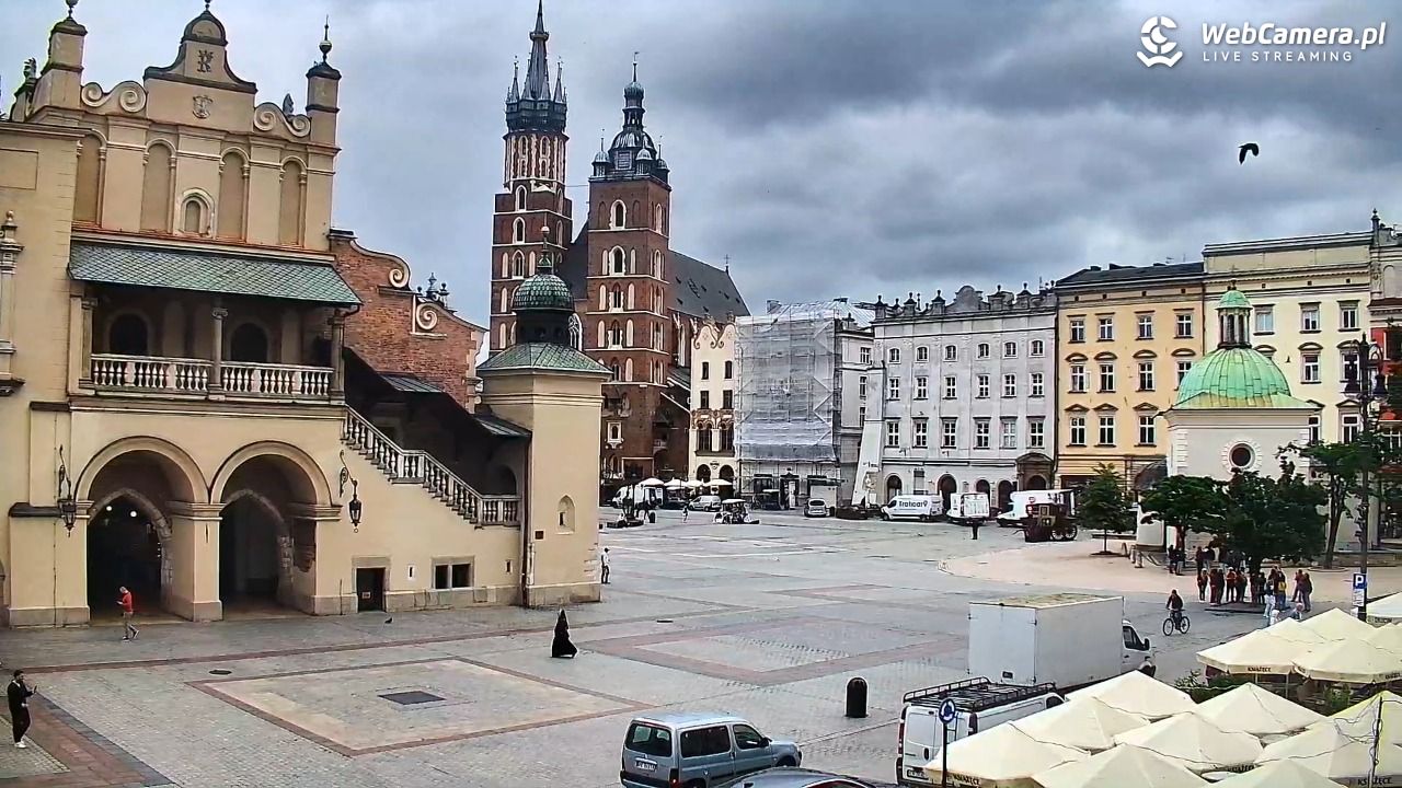 Kraków - widok na Rynek Główny - 11 czerwiec 2026, 09:15