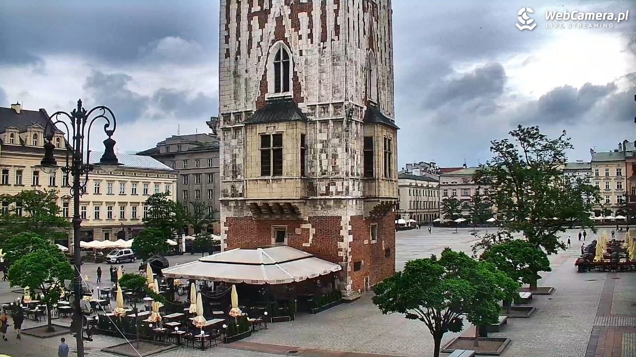 Kraków - widok na Rynek Główny - 31 maj 2026, 09:37