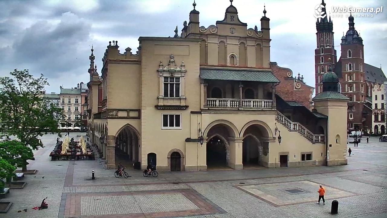 Kraków - widok na Rynek Główny - 31 maj 2026, 09:20