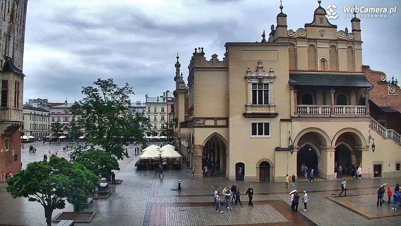 Kraków - widok na Rynek Główny - 04 czerwiec 2026, 13:08