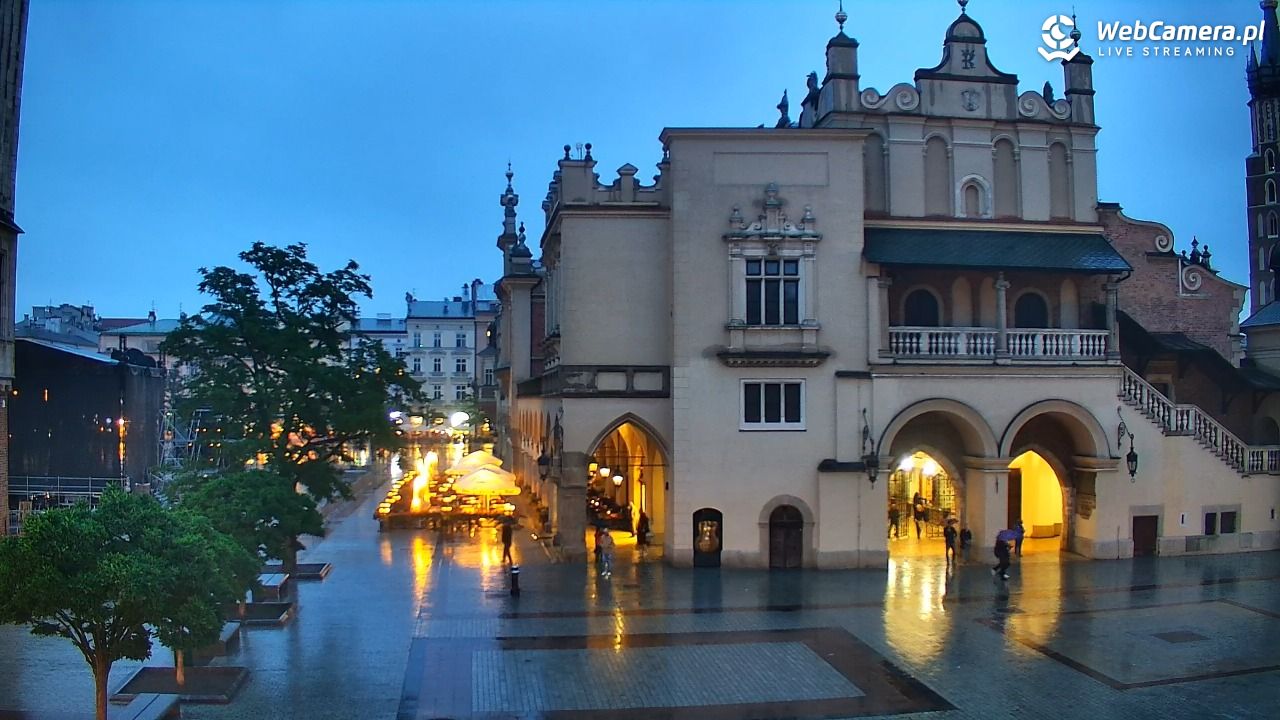 Kraków - widok na Rynek Główny - 10 czerwiec 2026, 20:57