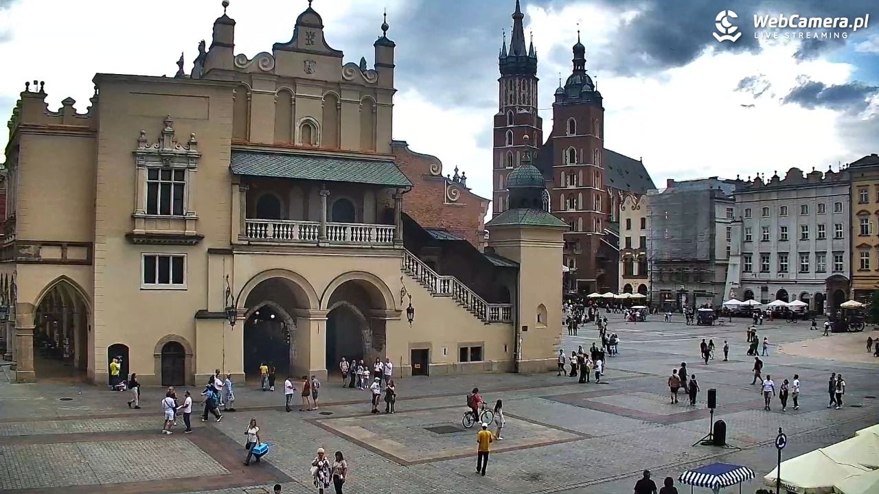 Kraków - widok na Rynek Główny - 03 czerwiec 2026, 15:41