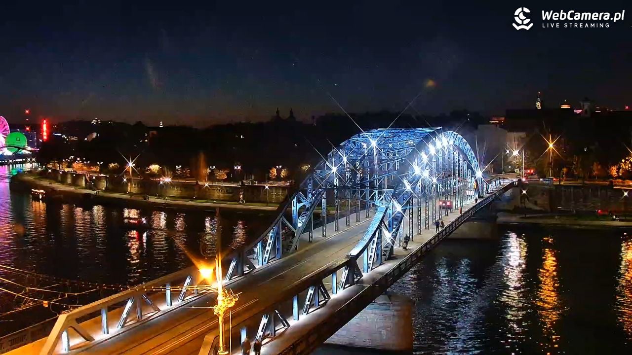 Kraków - widok na Wisłę i Most im. Marszałka Piłsudskiego - 27 wresień 2026, 19:36