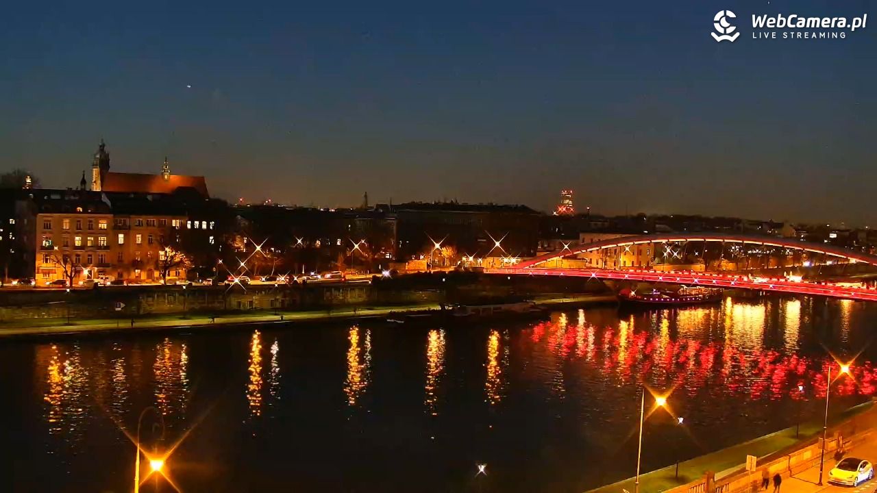 Kraków - widok na Wisłę i Most im. Marszałka Piłsudskiego - 06 listopad 2025, 16:57