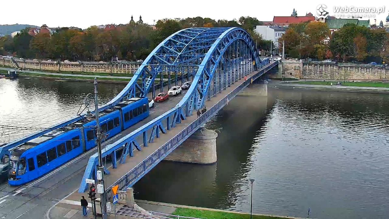 Kraków - widok na Wisłę i Most im. Marszałka Piłsudskiego - 01 październik 2026, 16:42