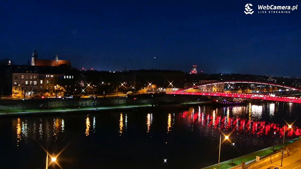 Kraków - widok na Wisłę i Most im. Marszałka Piłsudskiego - 05 listopad 2025, 17:08